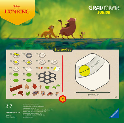 Ravensburger GraviTrax Junior Set de start cu bile Disney Regele Leu 3+ ani