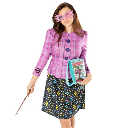 Set accesorii Rubies Lovegood Luna pentru adulți și copii, geantă cu variații și ochelari, oficial Warner Harry Potter pentru Carnaval, Halloween, Crăciun și zi de naștere.