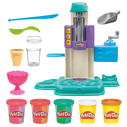 Play-Doh Mașină de înghețată, set modelare, 3+ ani