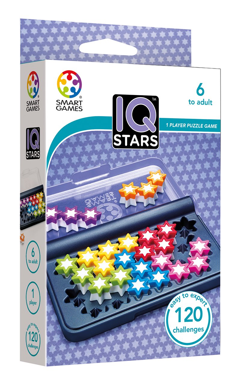 SmartGames IQ Stars Puzzle logic, 120 provocari, 8+ ani