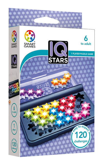 SmartGames IQ Stars Puzzle logic, 120 provocari, 8+ ani