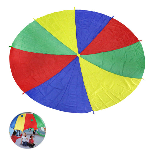 Ballery Parașută de joacă colorată, 2M, 8 mânere