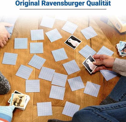 Ravensburger 22457 - Kinder Memory® - Joc clasic pentru întreaga familie, joc de memorie pentru 2-6 jucători, de la 3 ani