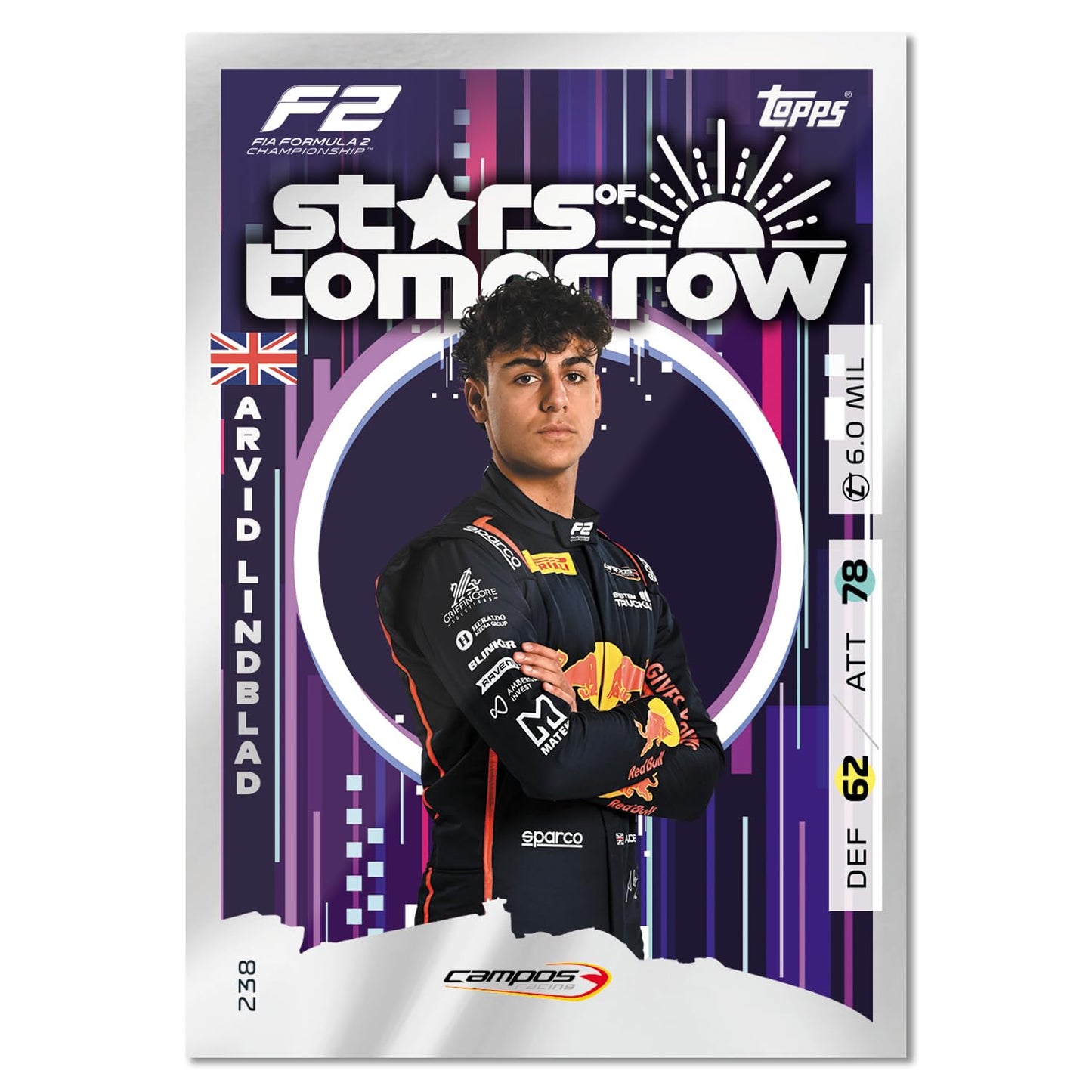 Topps Turbo Attax F1 2025 Mega Multipack, 39+2 cărți