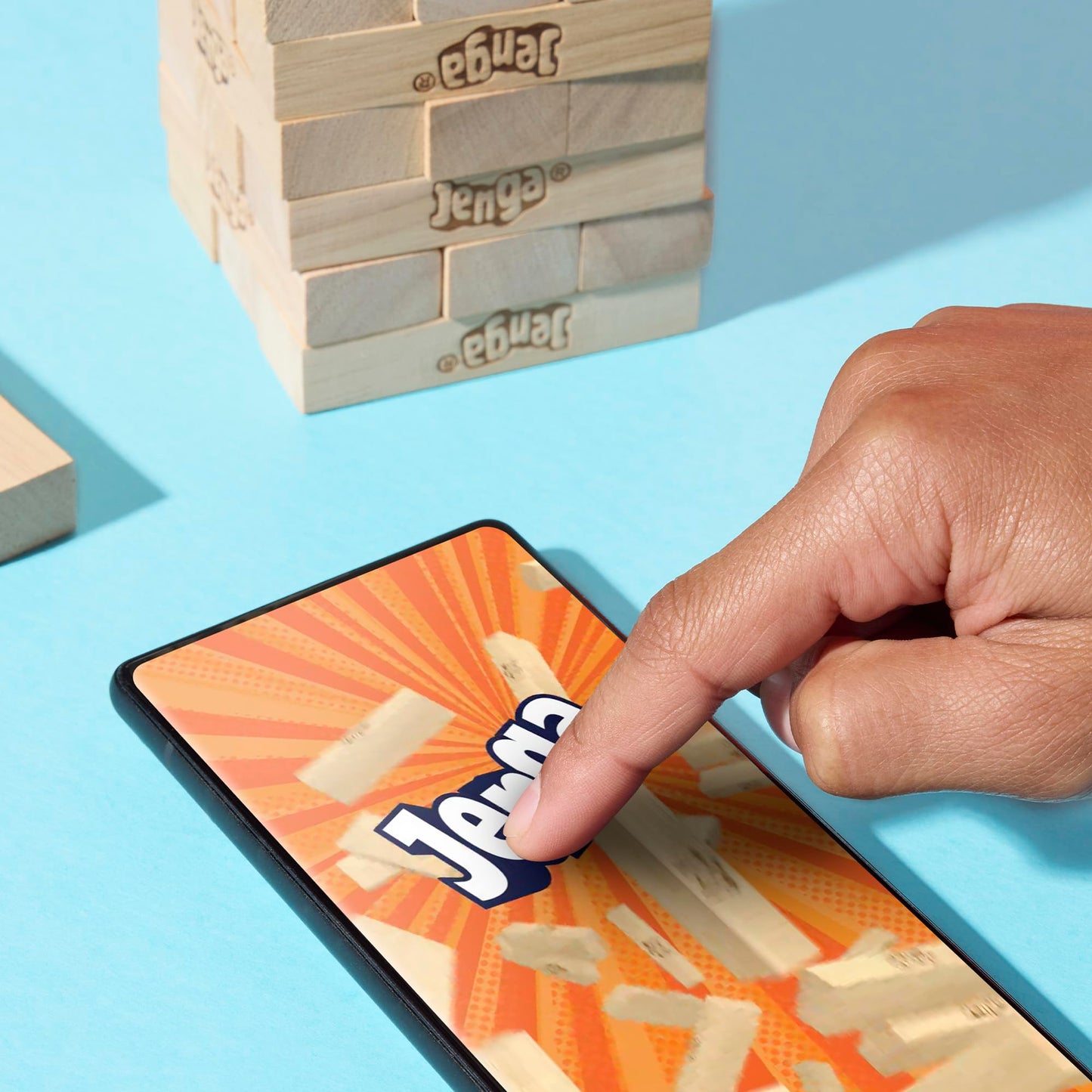 Joc oficial Hasbro Jenga cu zar digital