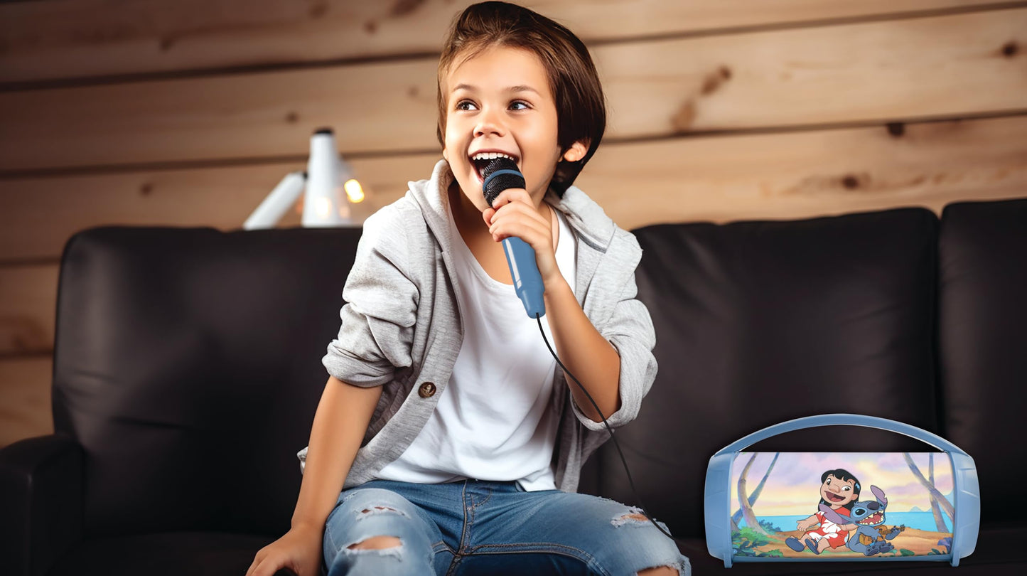 Lexibook BTP585DZ Boxă wireless Stitch, karaoke