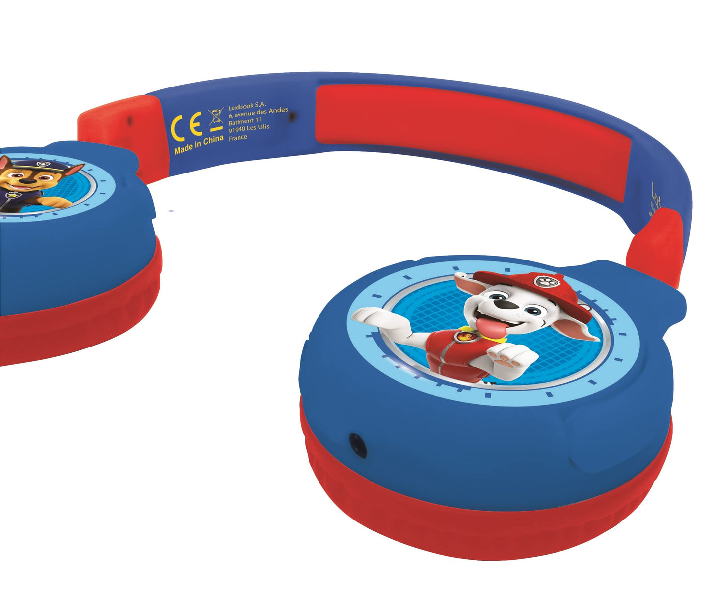 Lexibook Casti pliabile Bluetooth Paw Patrol, Kids Safe