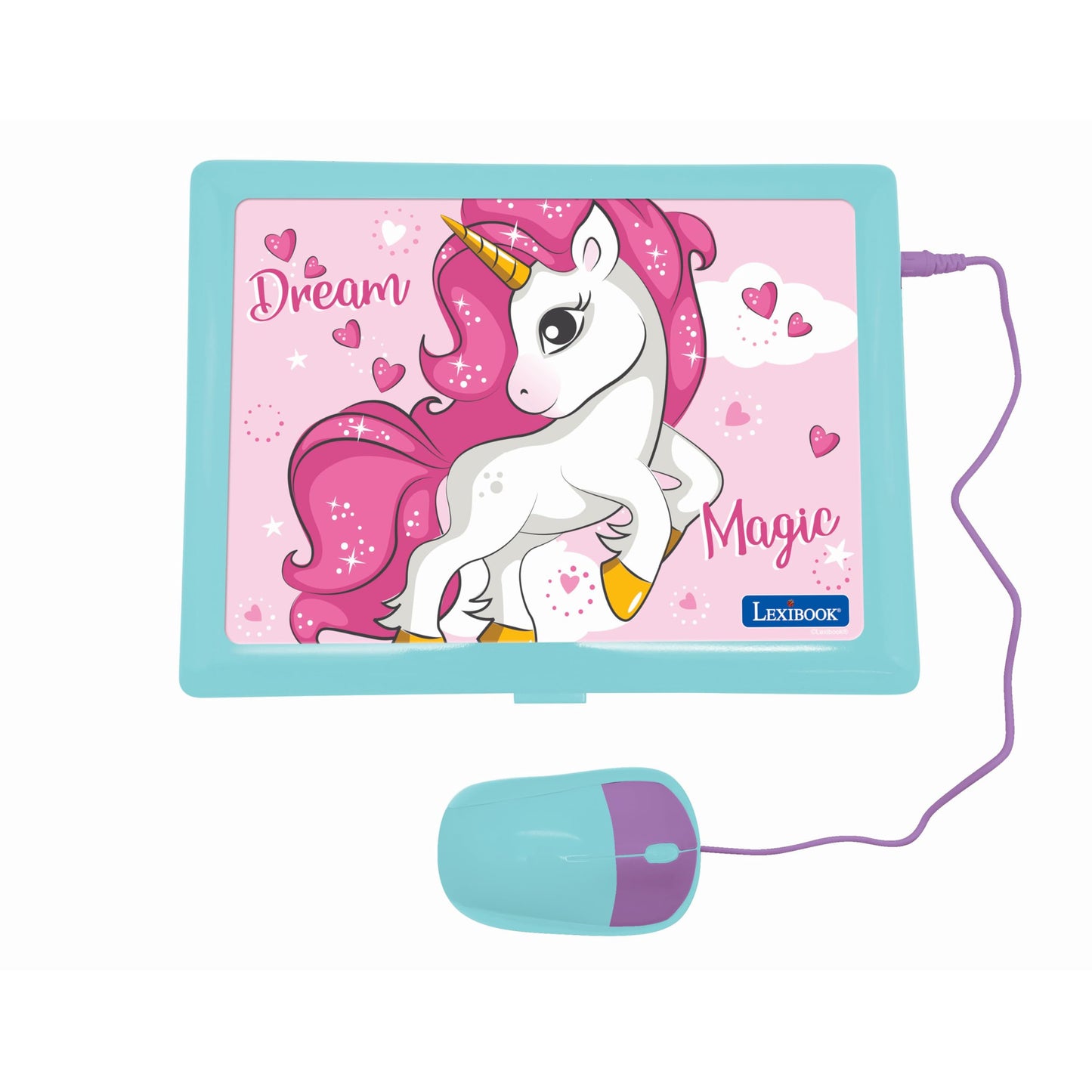 Lexibook Laptop educativ bilingv Einhorn, 124 activități