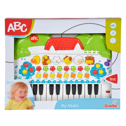 Simba 104018188 Tastatura ABC cu sunete, 3+ ani