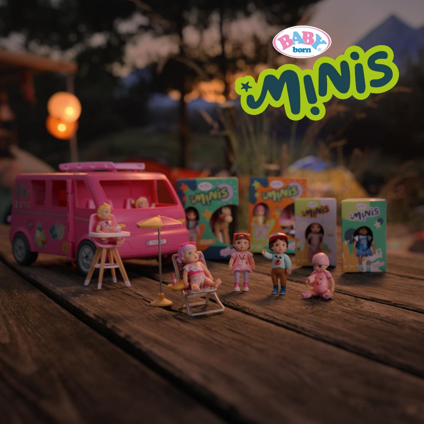 BABY Born Minis Campervan cu Jasmin