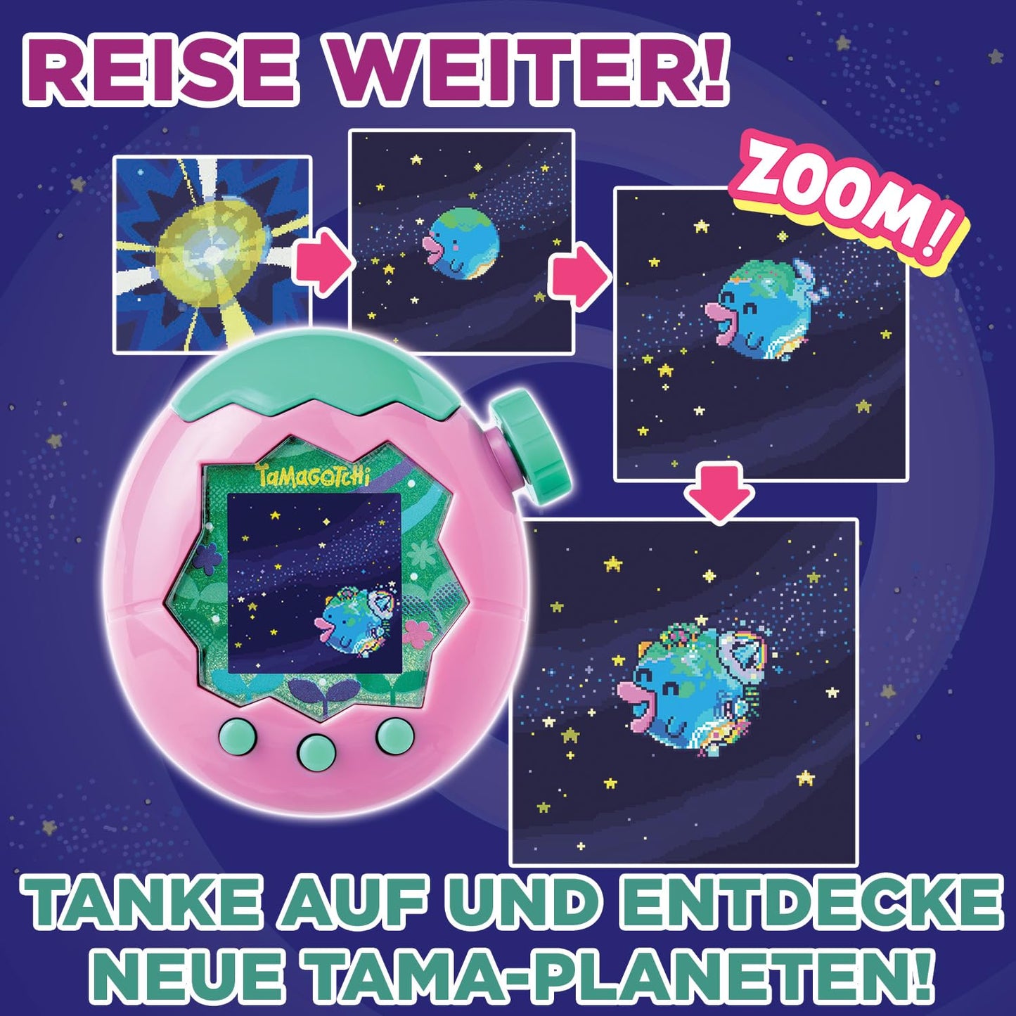 Tamagotchi Paradise Erde Animal Virtual, 6+ ani (germană)