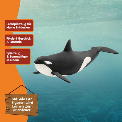 Schleich 14807 Figurina Orca, WILD Life, 3+ ani
