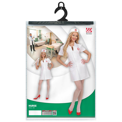 Widmann 72021 Set costum asistentă medicală alb S pentru adulți