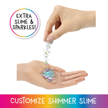Rainbow High Rainbow Shimmers cu Slime - Skyler, Albastru - 28 cm Păpușă de Modă cu 1 Set de Slime și 1 Pisicuță de Companie