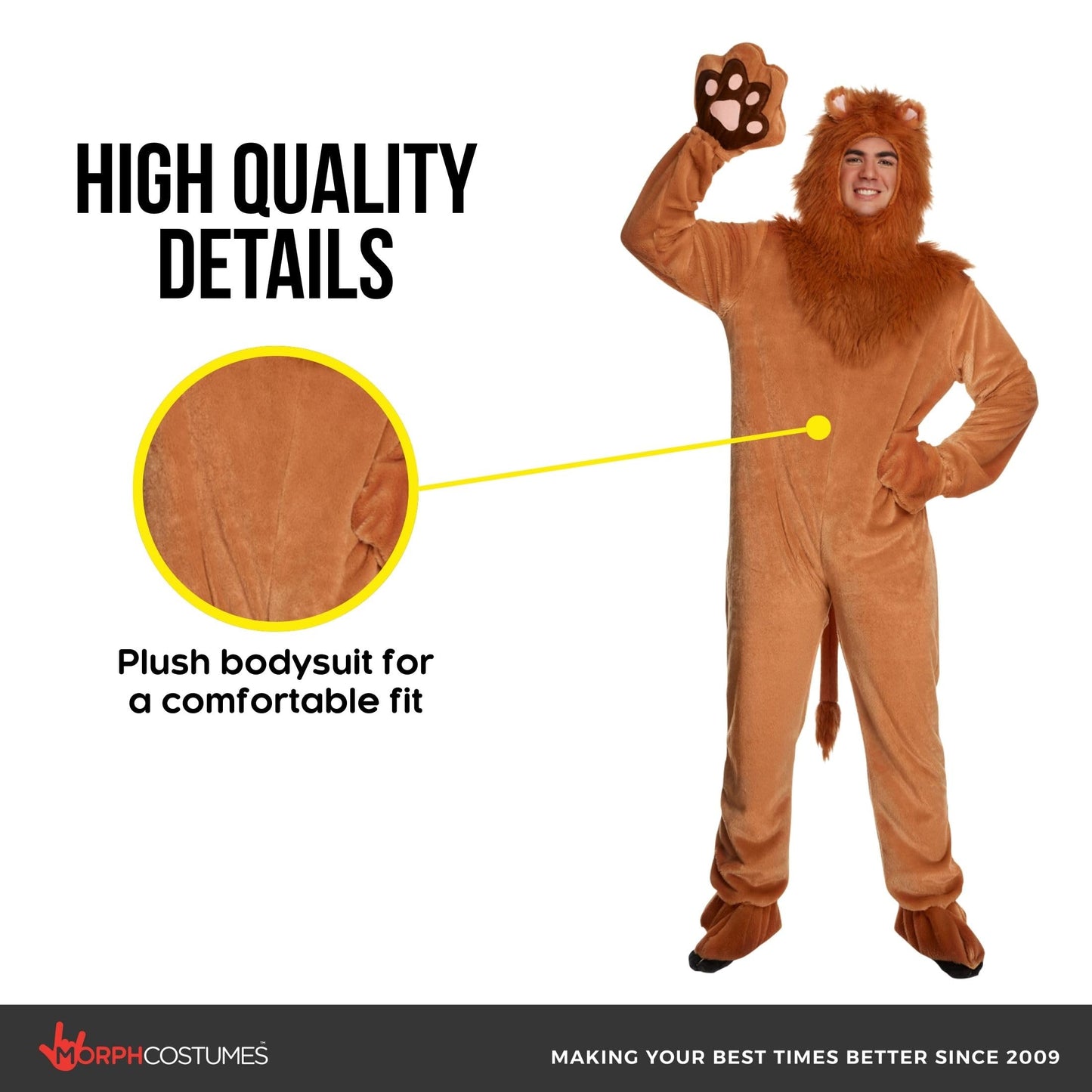 Morph Costum Leu Adulti Salopeta, XL
