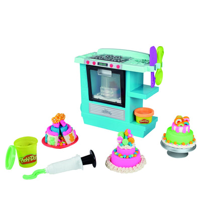 Play-Doh Kitchen Creations Set de joacă cu cuptor pentru copii de la 3 ani cu 5 culori