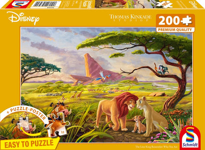 Schmidt 56560 Puzzle Disney Regele Leu, 200 piese