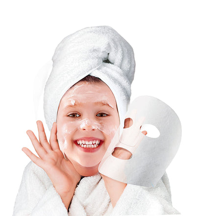 Clementoni Galileo Lab – Mască de față DIY, set cosmetic pentru copii de la 8 ani, cu țesături parfumate pentru relaxare, 59248