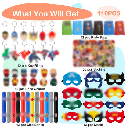 Heartsking Set 110 piese Supereroi, decorațiuni petrecere