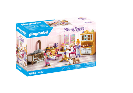 PLAYMOBIL Princess Magic Set de joacă Bucătărie Regală pentru prințese 4+ ani (roz)
