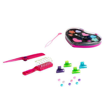 Theo Klein 5240 Cap de coafură Sophia cu accesorii de machiaj, testat dermatologic, pentru coafuri și idei de machiaj, dimensiuni: 23,5 cm x 13 cm x 27 cm, pentru copii de la 3 ani.