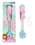 Lexibook Gabby’s Dollhouse Microfon luminos pentru copii Jucărie muzicală cu difuzor încorporat și efecte luminoase de la 2 ani (albastru/roz)