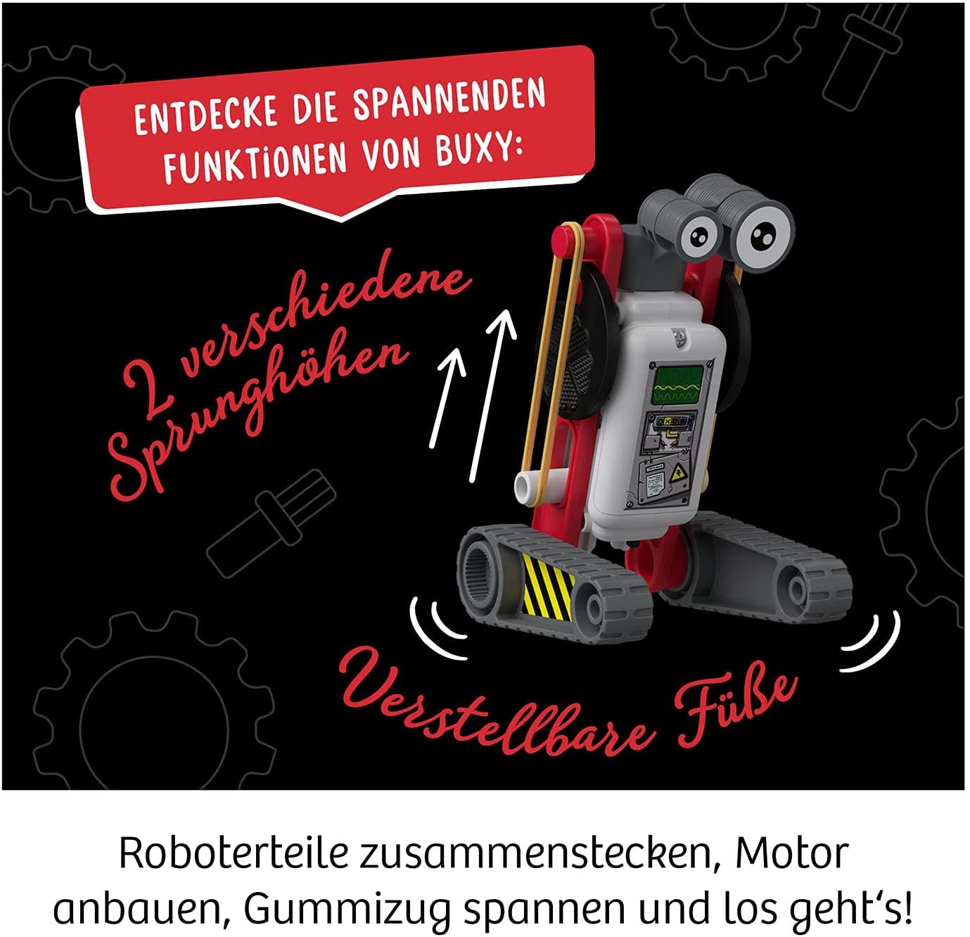 Kosmos 601867 ReBotz Buxy Robot de construit, 8-12 ani
