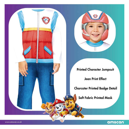 Amscan Costum Ryder Paw Patrol, 4-6 ani