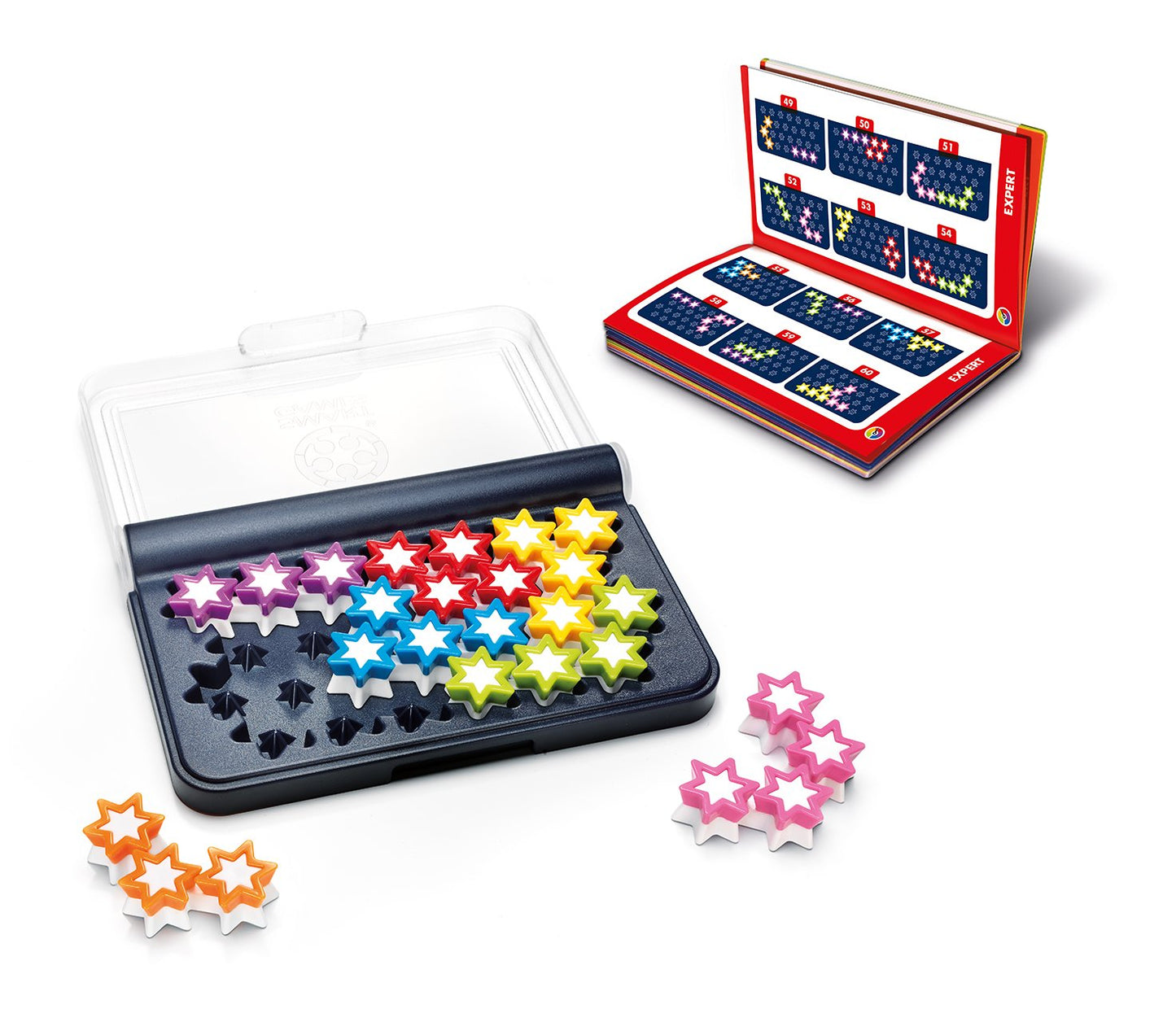SmartGames IQ Stars Puzzle logic, 120 provocari, 8+ ani