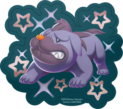 Pokémon Colecție Stickere Maschiff, 3 plicuri (italiană)