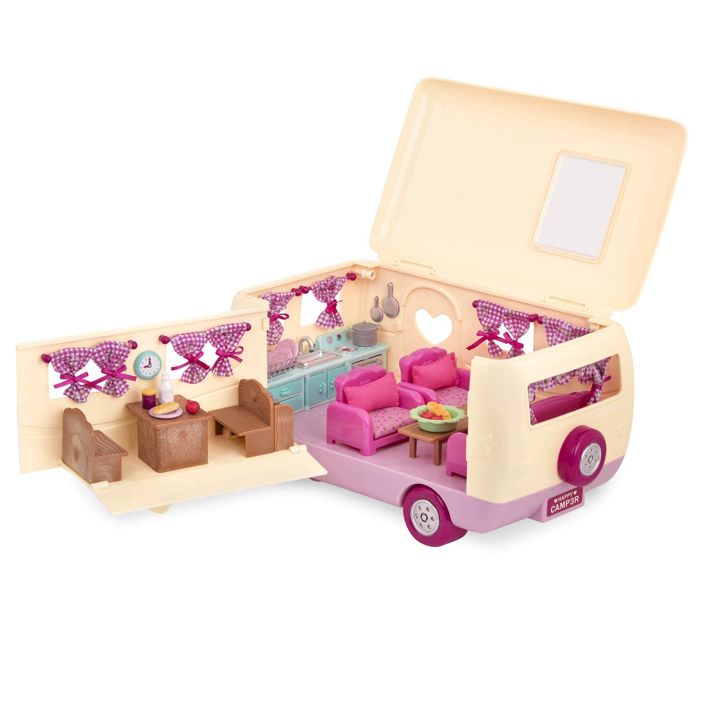 Li'l Woodzeez 61166Z Set Rulotă, 13 piese, 3+ ani