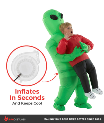 Costum Alien Morph pentru Copii, Costum Inflatable pentru Copii, Costum Halloween pentru Copii, Costum Halloween pentru Băieți și Fete, Costume de Carnaval pentru Copii, Fasching