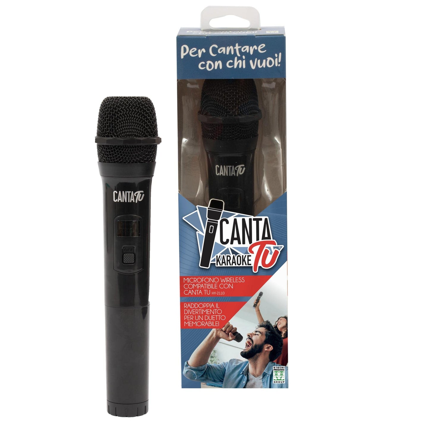 Microfon Bluetooth Canta Tu, Microfon Karaoke, Rază de acțiune 10 metri, conexiune simplă, design unic, frecvență 2402 MHz-2480 MHz, calitate excelentă a sunetului, ideal pentru karaoke.