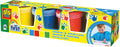 SES Creative 14413 Set de pictură cu degetele pentru copii 12+ luni, culori albastru, verde, roșu, galben