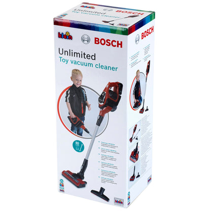 Theo Klein 6808 Bosch Aspirator | Aspirator interactiv și oficial licențiat Bosch | Aspirator cu funcție de aspirație și sunet, funcționează pe baterii | Jucărie pentru copii de la 3 ani