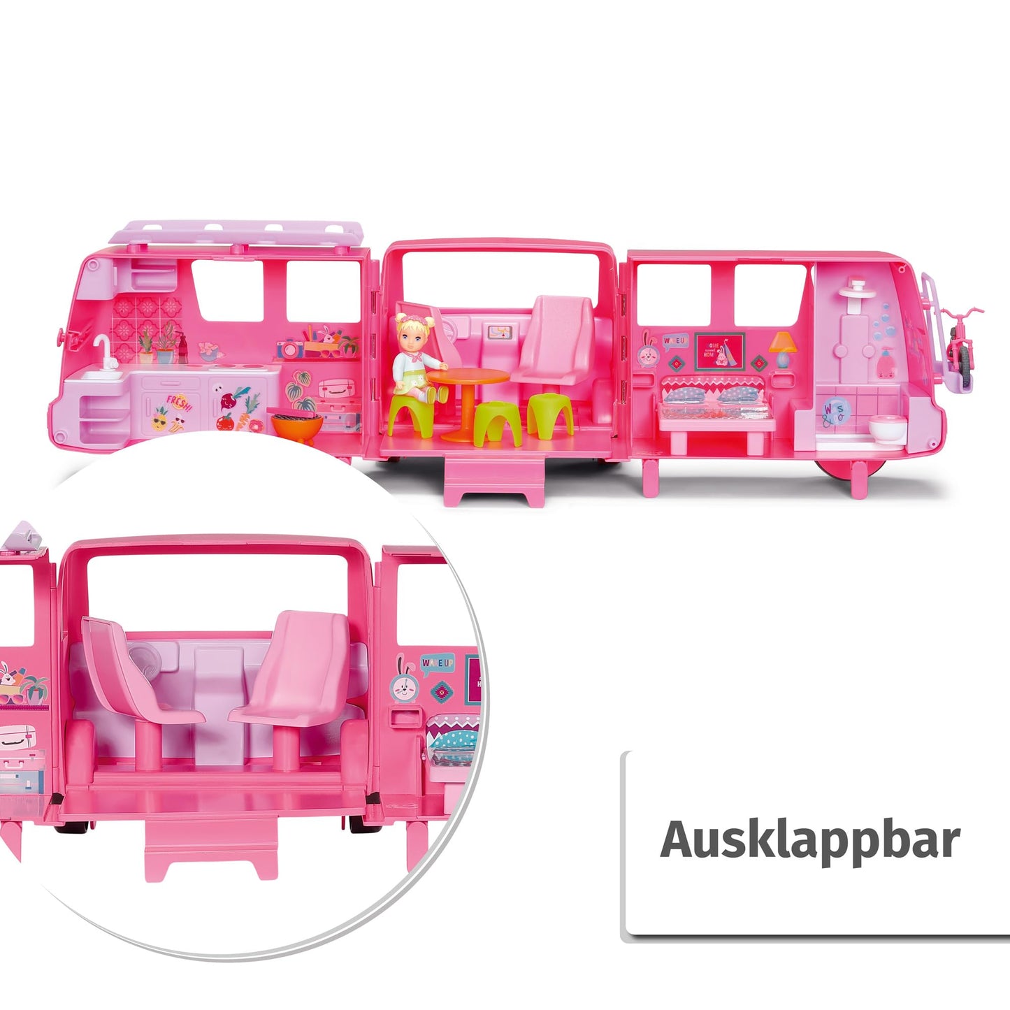 BABY Born Minis Campervan cu Jasmin