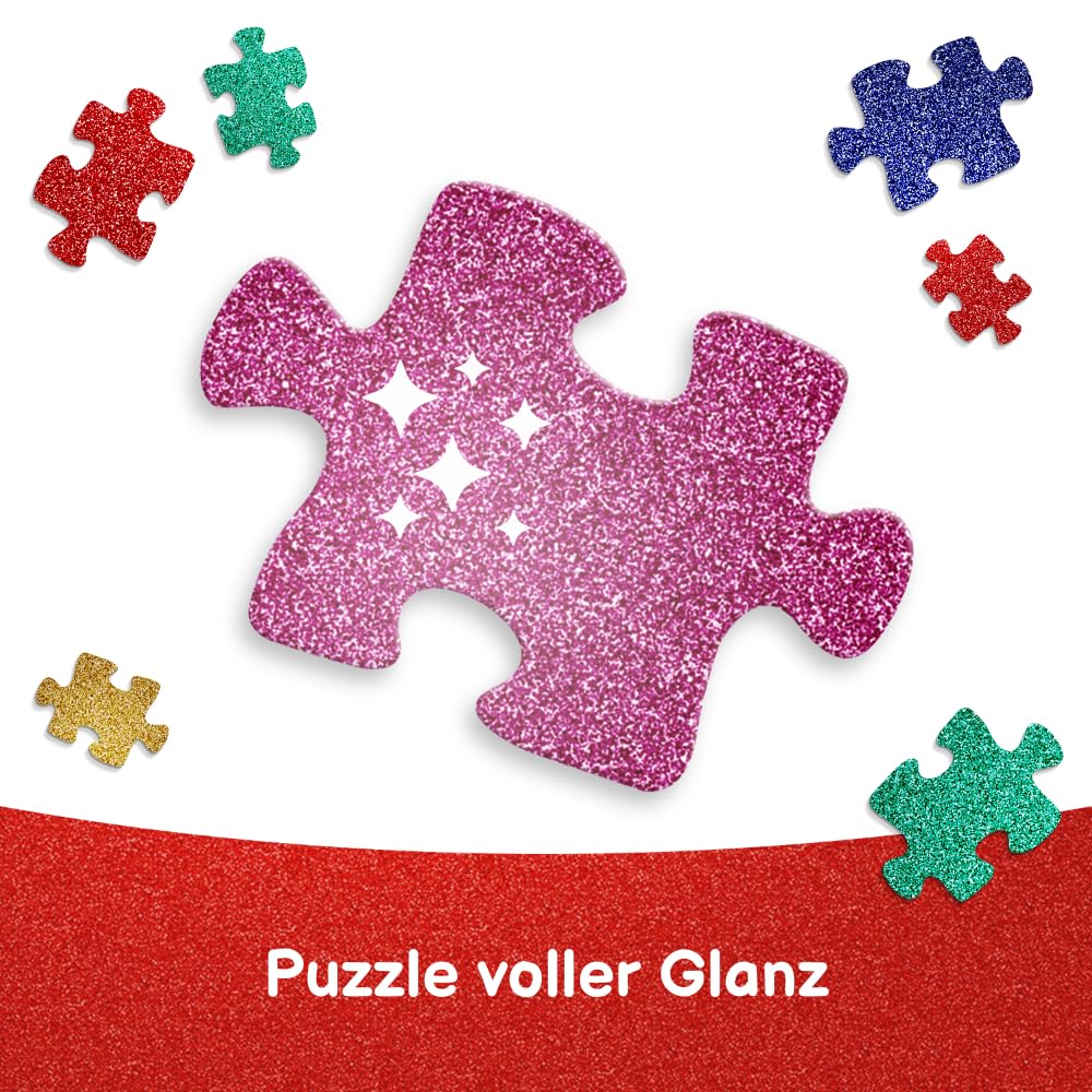 Trefl Glitter Puzzle 100 piese Gabby's Dollhouse