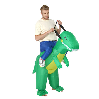 FXICH Costum gonflabil Dinozaur adulți, 150-190cm