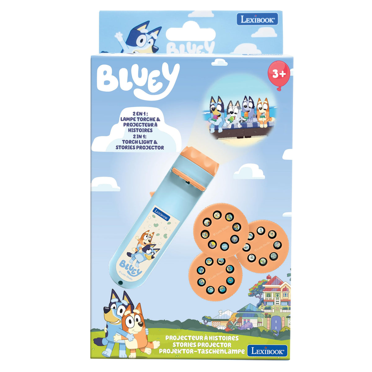 Lexibook LTC050BY Bluey Proiector povești 2-în-1