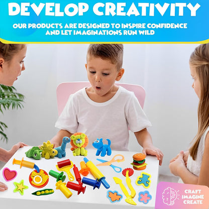 AMSNINK Set 23 accesorii modelare plastilina