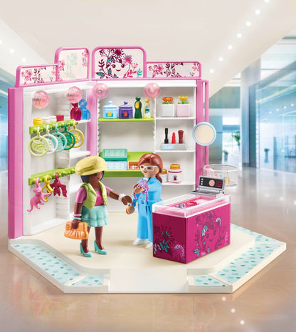 PLAYMOBIL MyLife 71537 Boutique Frumusete, 5+ ani