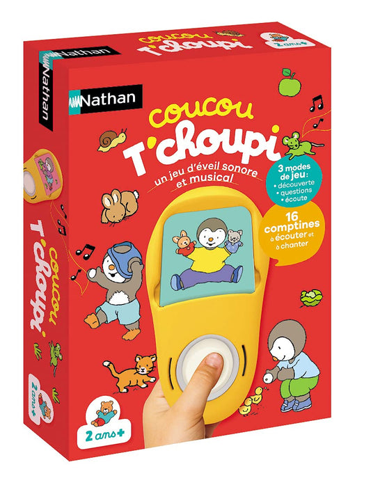 Nathan - Cuco T'Choupi - Joc electronic -  Ascultă și descoperă rimele cu T'Choupi! – De la 2 ani