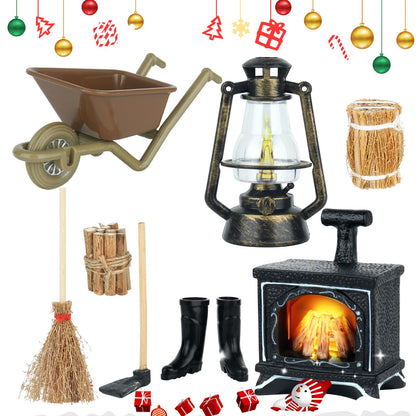 FENGQ Set Accesorii Miniaturi Casa Papusi, 1:12