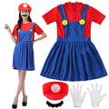 Shengruili Costum Luigi Mario Bros, pentru femei