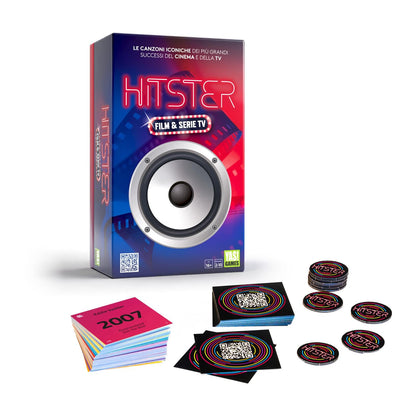 Rocco Giocattoli Yas Games Hitster Joc de societate Film & Serial TV 16+ ani (limba italiană)