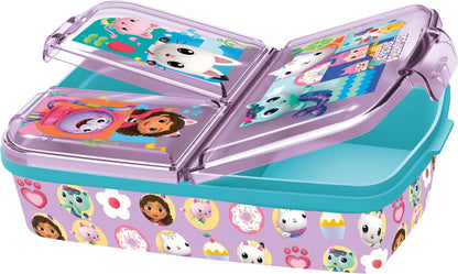 p:os Gabby's Dollhouse Lunchbox 3 compartimente