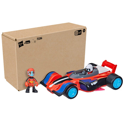 PJ Masks, Animal Power, Flash Cruiser - Mașină Convertibilă cu Lumini și Sunete pentru Copii de 3 Ani+