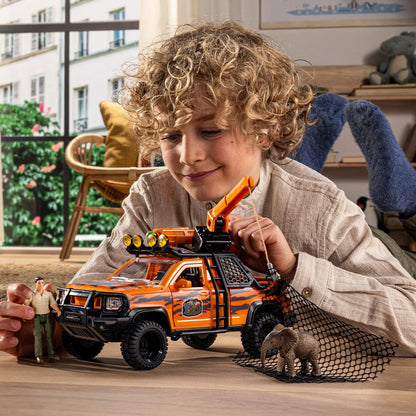 Schleich WILD Life Set de joacă cu vehicul de aventură în junglă 37 piese 3+ ani