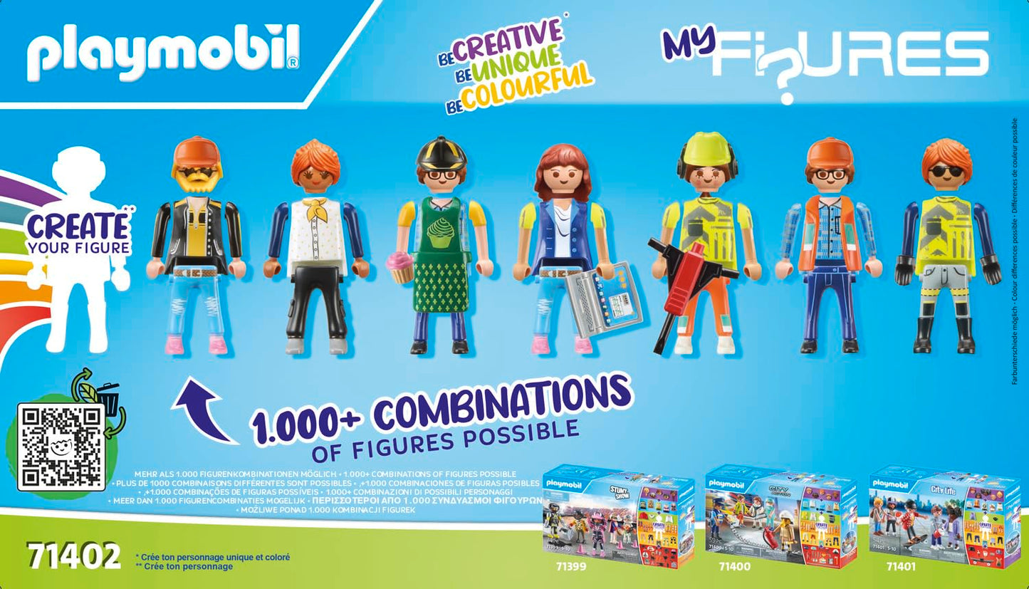 PLAYMOBIL 71402 My Figures City Life, 5 figurine, 5+ ani