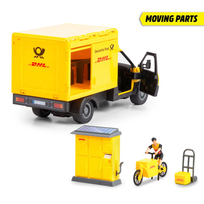Dickie Toys Set livrare DHL, masinuta cu sunet, 3+ ani